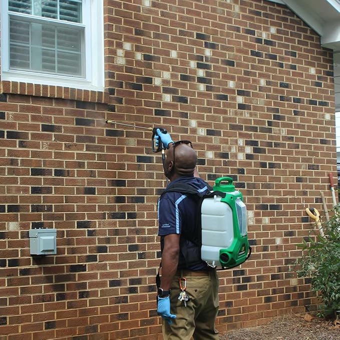 FlowZone Typhoon 3 Battery Powered Backpack Sprayer - Variable-Pressure 5-Position Electric Sprayer Works with FlowZone, DeWalt, Milwaukee, Makita, & Bosch Batteries (Battery Not Included)