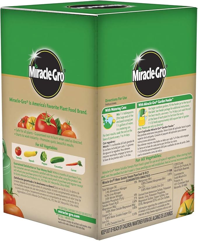 Miracle-Gro Water Soluble Tomato Plant Food