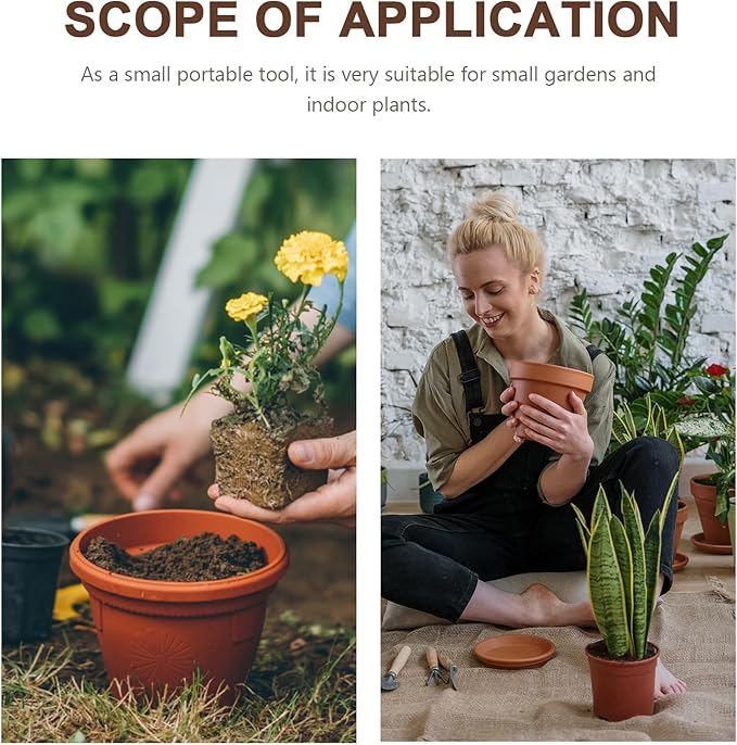 Kisangel Stainless Steel Square Shovel Small Gardening Hand Shovel Garden Hand Trowel Gardening Tools Digging Rural Small 201 Stainless Steel