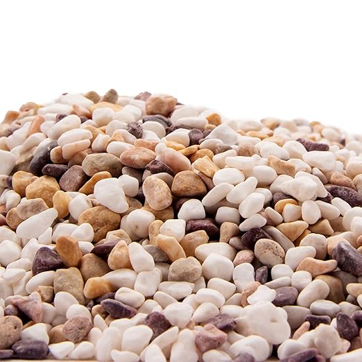 18.3 Pounds Natural Pea Gravel Pebbles,Small Rocks,Decorative Rocks for Succulents,Aquarium Gravel,Vase Filler,Plants,Landscaping