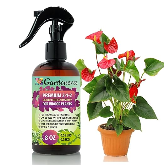 Proffesional All-Purpose Spray Fertilizer Mist for Home Gardening - Ready-to-Use 3-1-2 Gentle Plant Food for Healthy Leaves & Growth