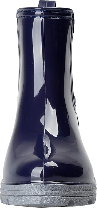 Women's Short Rain Boots Waterproof Slip On Ankle Chelsea Booties