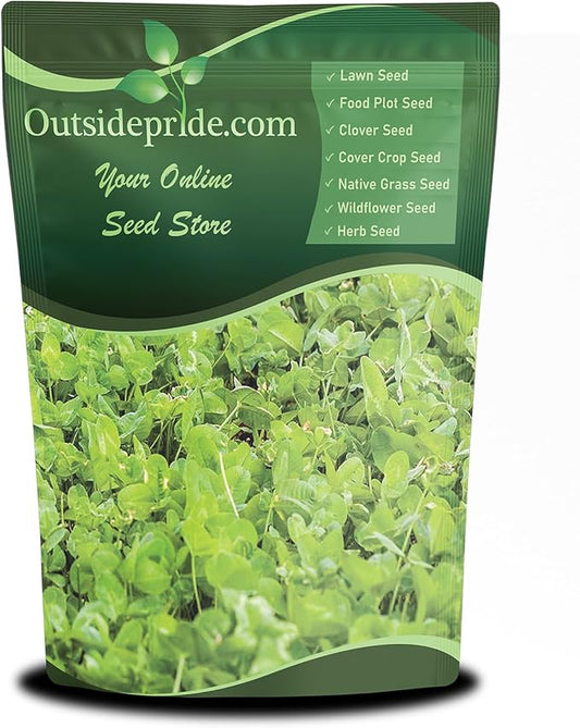 Outsidepride Perennial Clover King Seed Mix - 10 lbs Nitrocoated, Inoculated, Heat & Cold Tolerant, Alfalfa-Enhanced Food Plot Seeds for Deer & Wildlife, Ideal for Spring, Summer, & Winter Plots