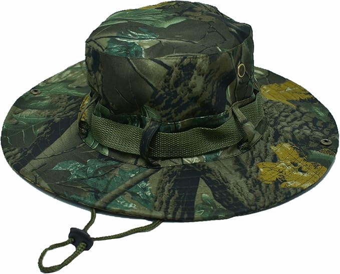 Glory Max Bucket Boonie Hat with Neck Flap Cover Sun Safari Wide Brim Fishing Garden Hiking Cap