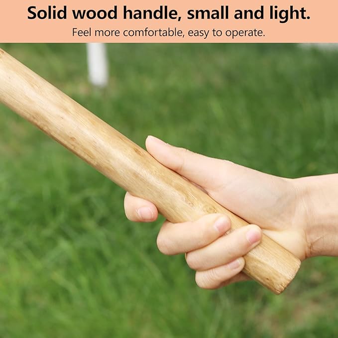 Gardening Pick Axes, Heavy Duty Pick Axe Hand Tool Pickaxe Mattock Hoe with Wooden Handle Mattock Pick Multipurpose Hand Tool for Outdoor﻿