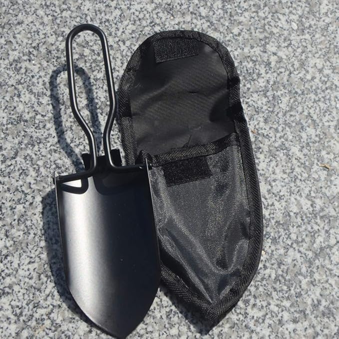 Toasis Garden Trowel Mini Outdoor Foldable Hand Shovel (Black)