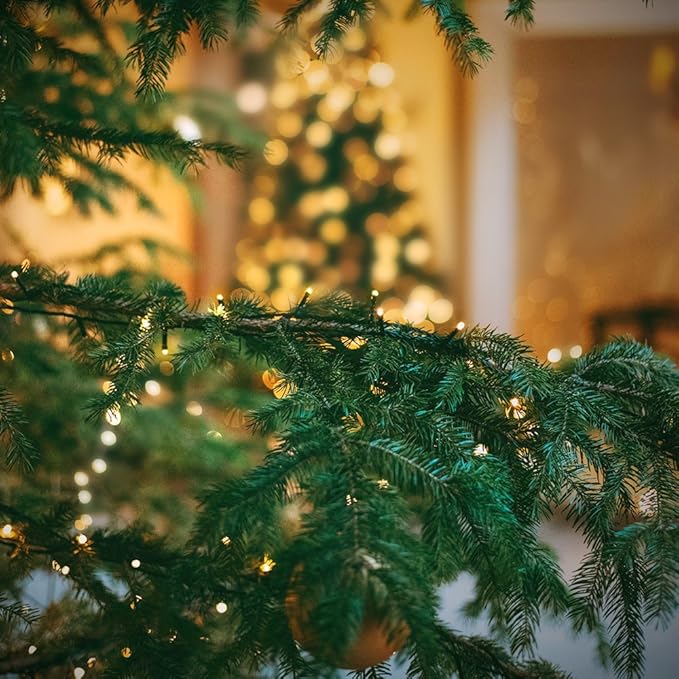 XTF2015 336ft 1000 LED Christmas Long String Lights, 8 Lighting Modes Waterproof Christmas Tree Lights Outdoor Indoor Fairy Light for Patio, Garden, Party, Wedding, Holiday Decorations (Warm White)