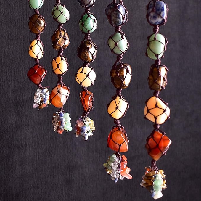 Polished Multicolor Healing Crystal Stone Set, 24 Types of 0.8" Handpicked Tumbled Stones for Healing, Reiki, Meditation, Crafting, Home Decor, Ethically Sourced, Mixed crystals-0.8"