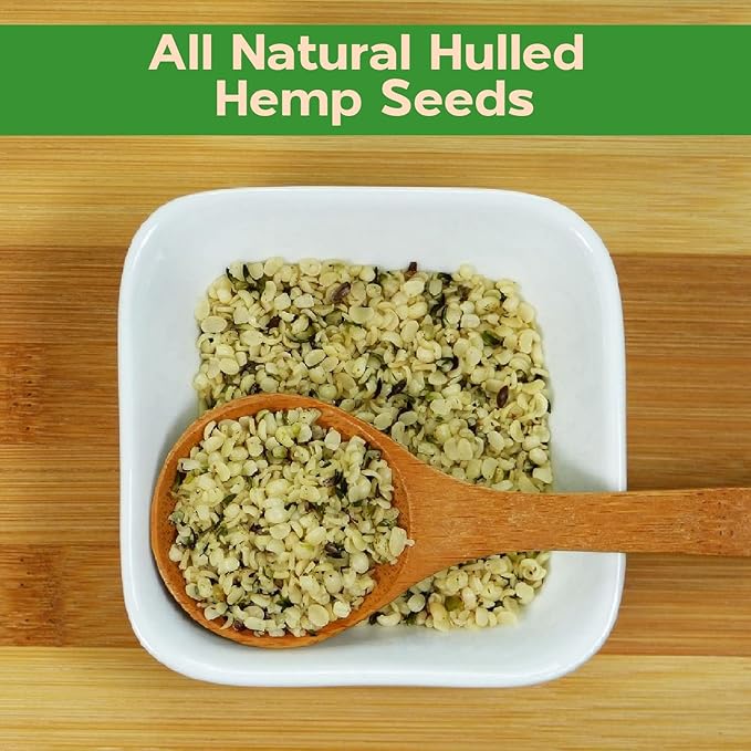 Sincerely Nuts Hulled Hemp Seeds – (5 lb bag) All Natural Super Food | Natures Complete Protein Contains All 9 Essential Amino Acids | Omega 3 Fat for the Heart | Non GMO, Kosher, Gluten Free, Raw