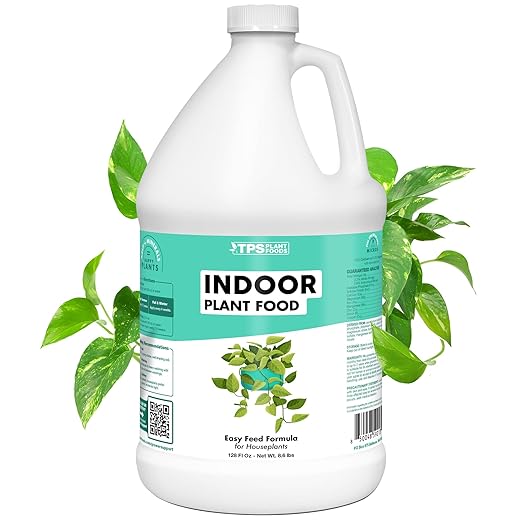 TPS NUTRIENTS Indoor Plant Food for Houseplants, Liquid Fertilizer, 1 Gallon (128 oz)