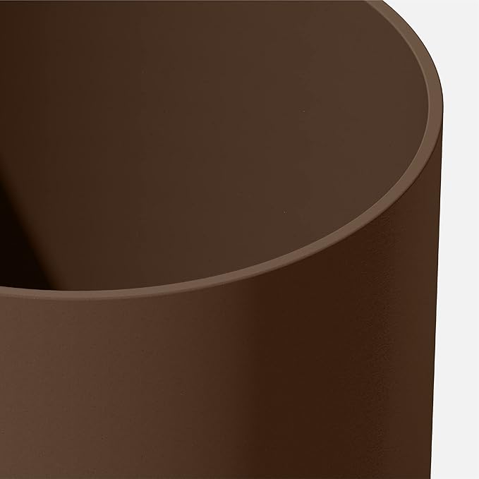 Veradek Mason Series Lima Planter for Indoor/Outdoor Garden | Made from Plastic & Concrete w/Drainage Holes | Modern Décor for Succulents, Flowers, Small Plants