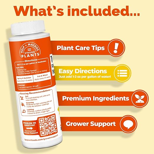 TPS NUTRIENTS Liquid 10-10-10 Fertilizer for Plants, Triple Ten NPK Plus Iron and Micros, Liquid Plant Food, 32 oz (1 Quart)