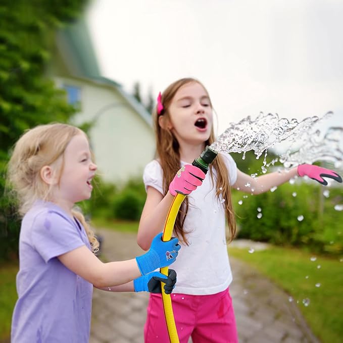 Evridwear Kids Gardening Gloves for Boys Girls Outdoor Yard Work,Planting (3-12 years)