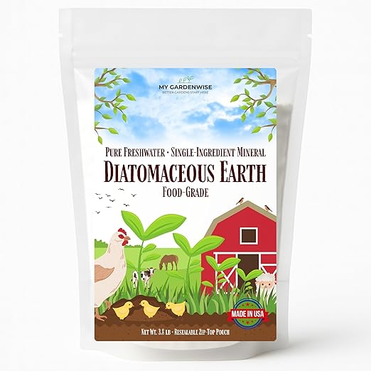 Diatomaceous Earth Food Grade – Diatomaceous Earth (DE) Powder – Pets & Plants Safe – Made in USA (3.8 lb)
