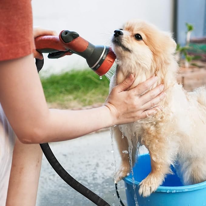 Garden Hose, Lightweight, Ultra Flexible, Durable, Kink-Free Garden Hose, RV, Marine and Camper Hose (100 FT)