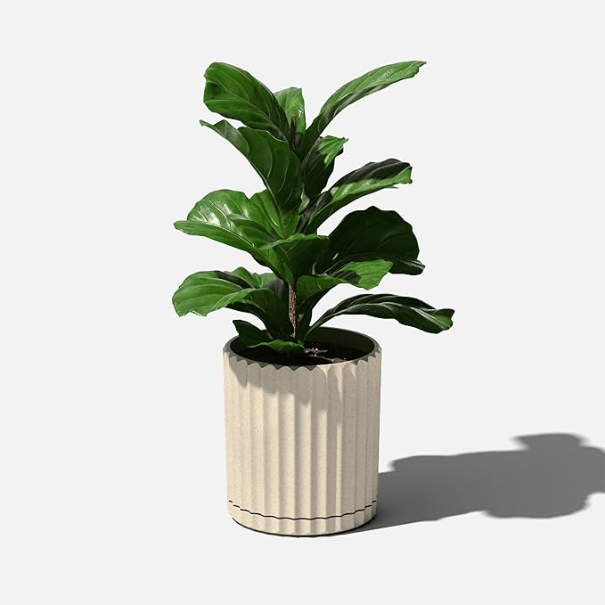 Veradek Demi Series Demi 6" Planter w/Tray, Sand