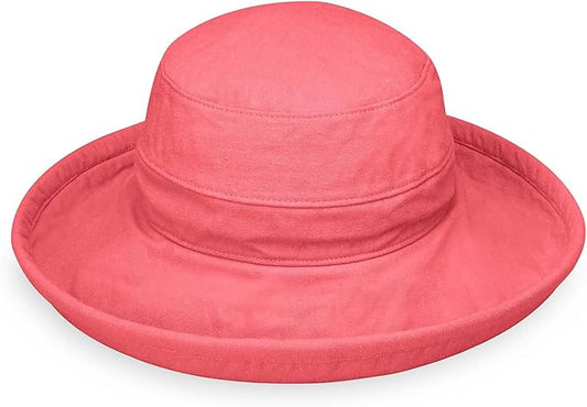 Wallaroo Hat Company Women’s Casual Traveler Sun Hat - UPF 50+ Sun Protection, Wide Brim, Packable, Adjustable, Medium