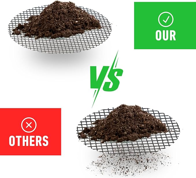 100pcs Flower Pot Hole Mesh Pad, 2 Inch Bonsai Mesh, Prevent Soil Loss, Meshes for Plant Pots, Bonsai Bottom Plant Drainage Insert for Garden Outdoor Potted Plants, Black