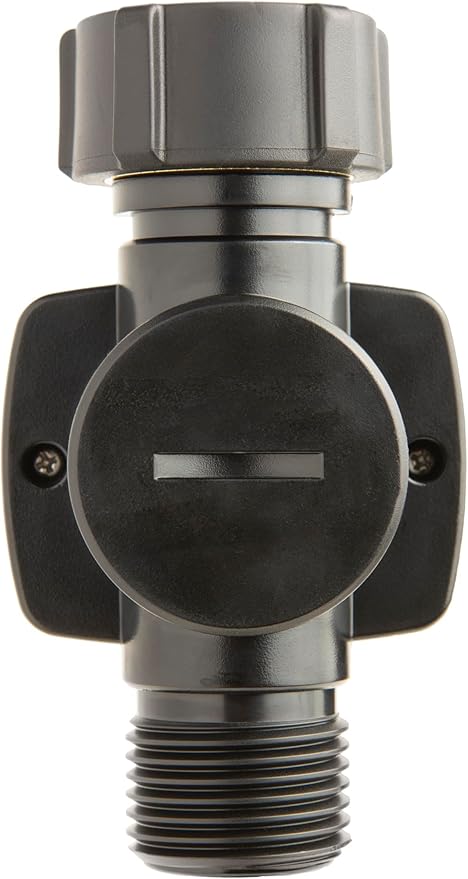 2-Pack Corvid Water Flow Meter with Brass Inlet Metal Thread, Measure Gallon/Liter Consumption and Flow Rate for Outdoor Garden Hose Watering, RV Water Tank Filling, Lawn Sprinkler and Nozzle Sprayer