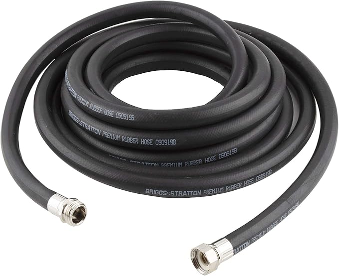 Briggs and Stratton 8BS25 25-Feet Premium Heavy-Duty Rubber Garden Hose