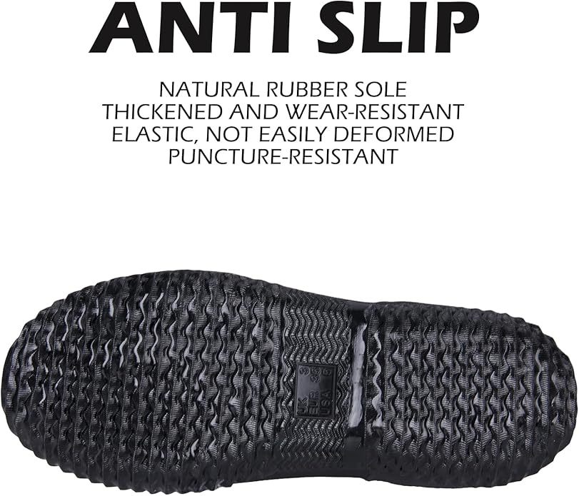 WTW Mid Calf Rain Boots for Women - Waterproof Insulated Neoprene Mud Boots Outdoor Hunting Garden Boots