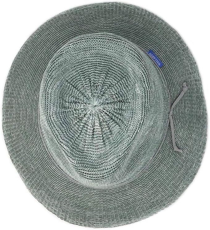 Wallaroo Hat Company Women’s Victoria Fedora – UPF 50+ UV Protection, Wide Brim, Medium Size, Packable & Adjustable Sun Hat
