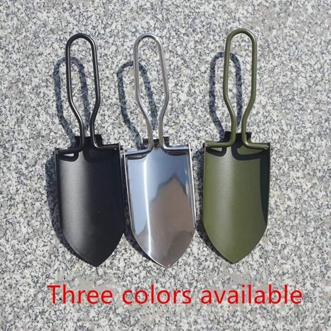 Toasis Garden Trowel Mini Outdoor Foldable Hand Shovel (Silver)