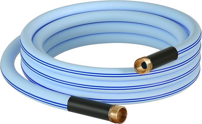Atlantic Heavy Duty Garden Hose 20 ft x 5/8 Inch Blue Color Durable Water Hose (20 Feet)