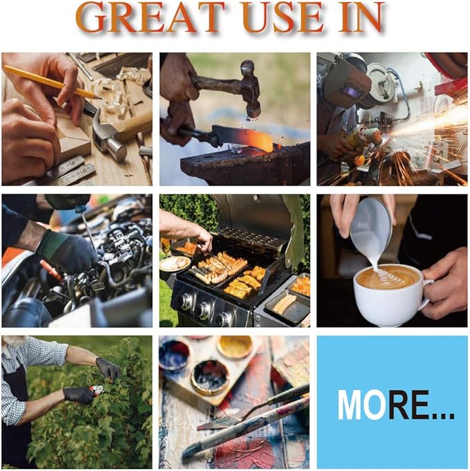 16 Oz Canvas Apron for Men - Black Heavy Duty Work Apron for Carpenters,Woodworkers,Blacksmith,BBQ,Workshop(2 Pack)