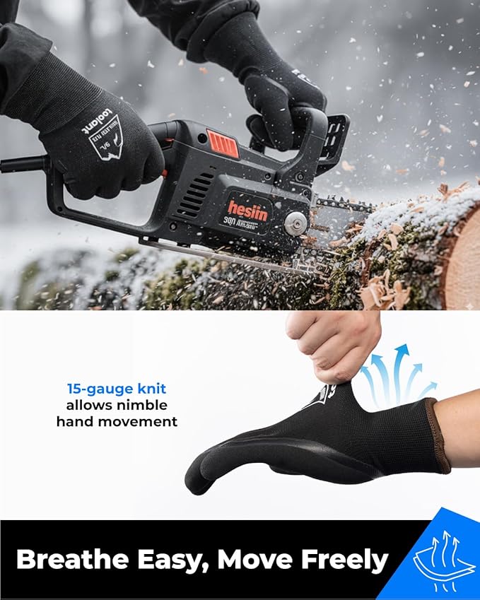 toolant Winter Work Gloves for Men & Women, Freezer Gloves with Super Durable & Grip, Insulated Liner for Cold Weather