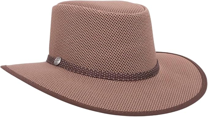 American Hat Makers Cabana Wide Brim Sun Hat | Handcrafted, Breathable, UPF 50 & Water-Resistant | Perfect for Outdoors