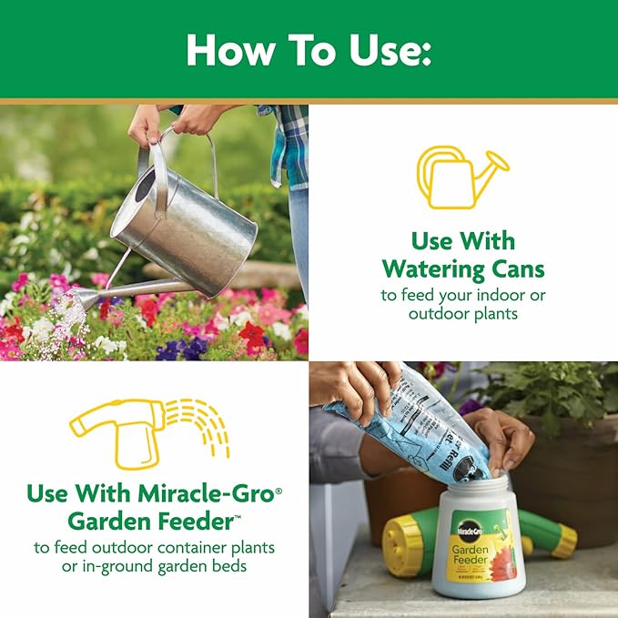 Miracle-Gro Water Soluble All Purpose Plant Food, Plant Fertilizer for Indoor or Outdoor Plants, Roses, Flowers, Houseplants, Vegetables and Trees, 10 lb.