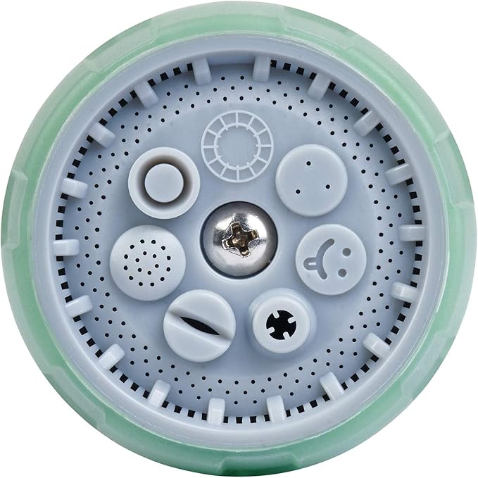 Melnor 65095-AMZ RelaxGrip Nozzle with QuickConnect Product Adapter Amazon Bundle, Metal 7-Pattern Twist