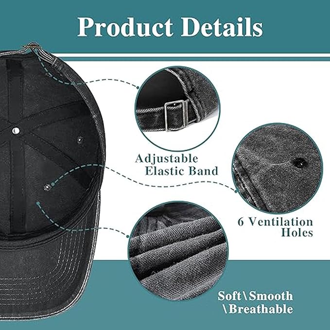 Women‘s Garden Hair Don’t Care Baseball Cap - Trucker Hat for Women - Stylish Cute Sun Hat