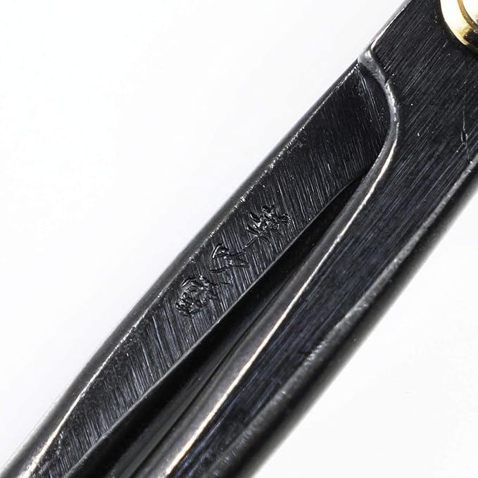 Wazakura Twig Bonsai Scissors Made in Japan 8-1/4inch(210mm), Japanese Bonsai Garden Tools, Hasami Pruning Shears - Long Handle Black