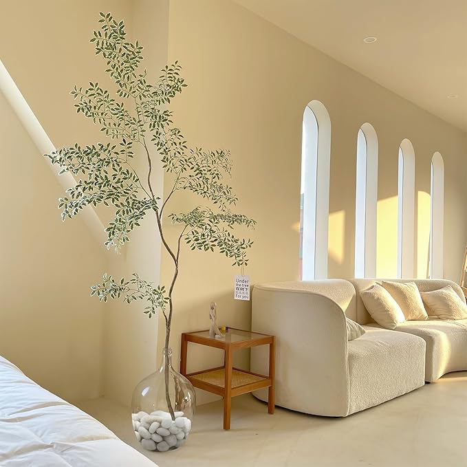 White River Rocks, Polished Pebbles for Indoor Plants, Decorative White Stones for Plants, Vase, Aquarium, Fish Tank, Landscaping and Garden(20lbs, 1-2 inch)