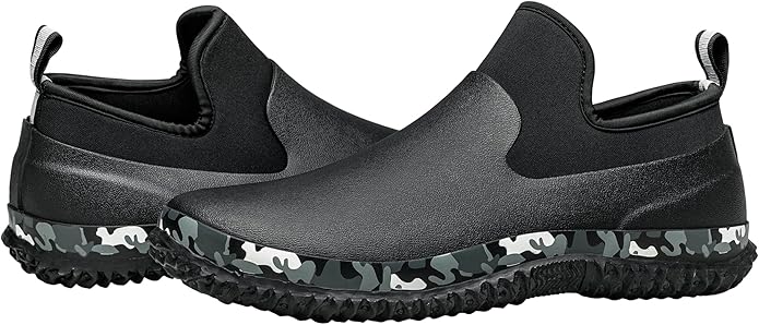 TENGTA Unisex Waterproof Garden Mud Shoes Mens Rubber Gardening Rain Boots for Women Car Wash Footwear