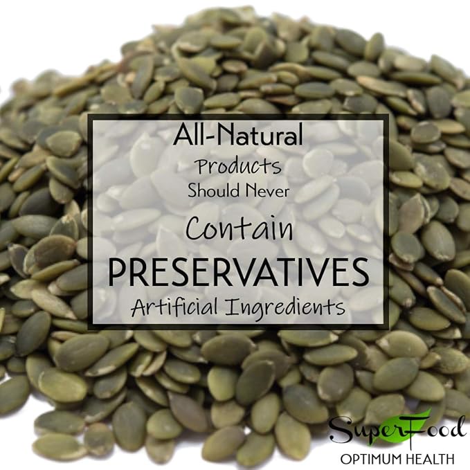 Gerbs Raw Pumpkin Seed Kernels 1 lb. | North American Grown, No Additives, Resealable Bag | Mild & Crunchy Texture | Top 14 Allergen-Free (Pack of 2)