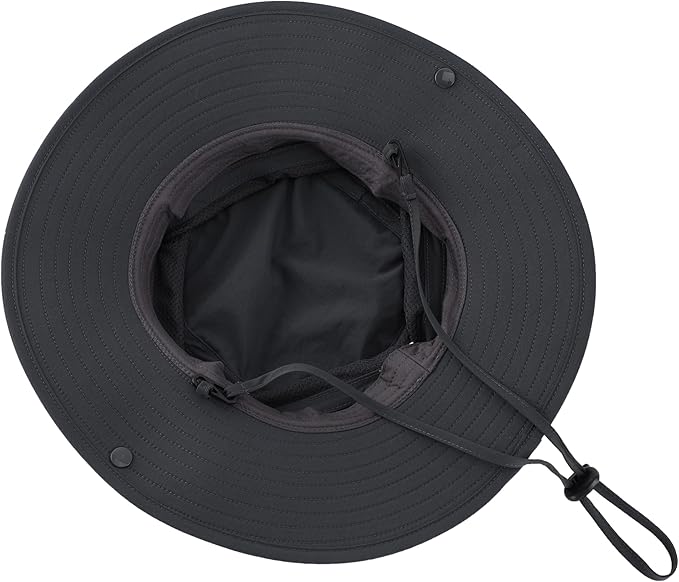 Connectyle Sun Hat for Men Women Outdoor UV Protection Safari Hat for Fishing Hiking Gardening Breathable Cowboy Hat UPF50