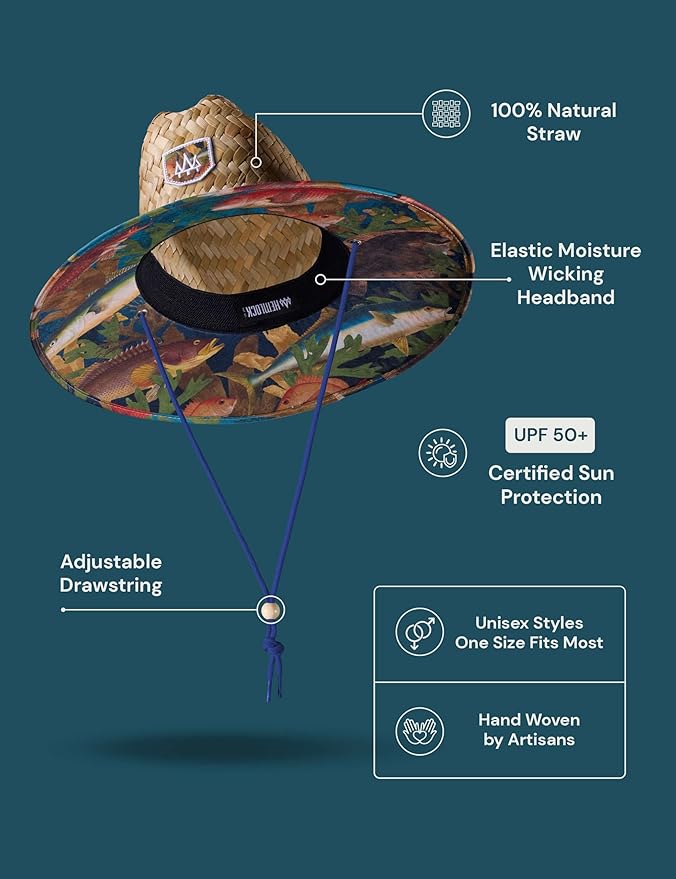 Straw Visor for Women | Packable Beach Visor & Sun Visor | Sun Protection | One Size | Hemlock