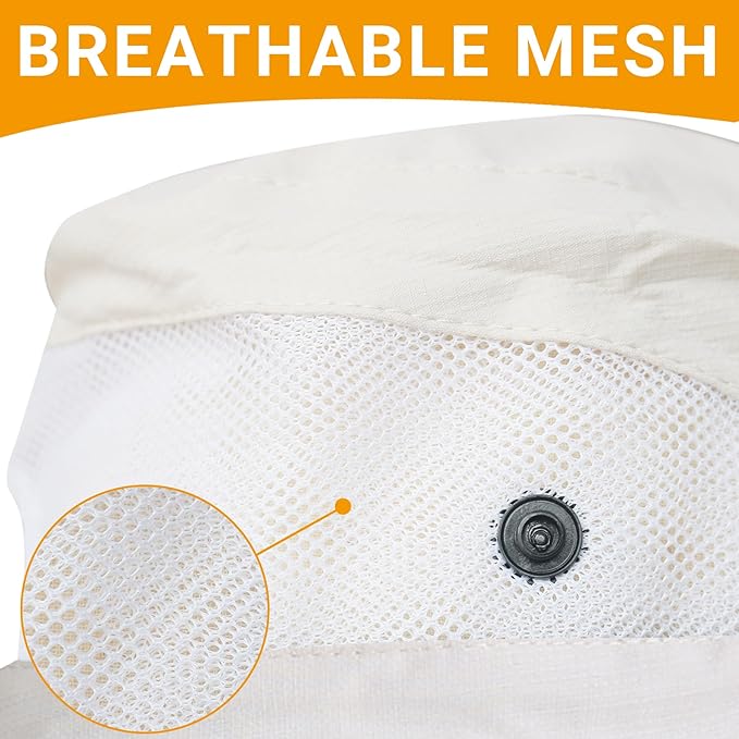 PFFY Sun Bucket Hats for Women Men UV Protection Wide Brim Fishing Hat Beach Outdoor Essentials