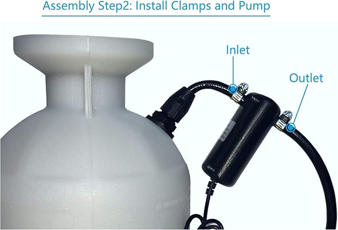 Electric Sprayer Pump to Upgrade Lawn and Garden Pressure Sprayer to Powered Sprayer (DIY pump)