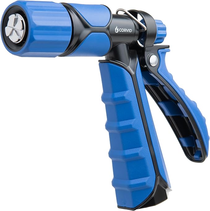 Rear Trigger Adjustable Spray Hose Nozzle – Durable Plastic Construction with Adjustable Stream Control – Ideal for Car Washing, Lawn & Garden, and Outdoor Cleaning Tasks (3)
