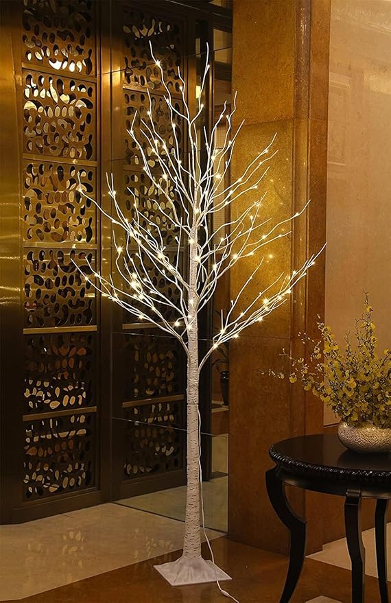 Lightshare LED Birch Tree, 8-Feet