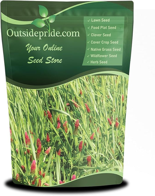 Outsidepride Gardenway Cover Crop Seeds - 25 lbs Nutrient-Rich Seed Mix for Soil Health Improvement & Home Gardens - Mixture of Triticale, Peas, Oats, Vetch, Annual Ryegrass, Crimson Clover
