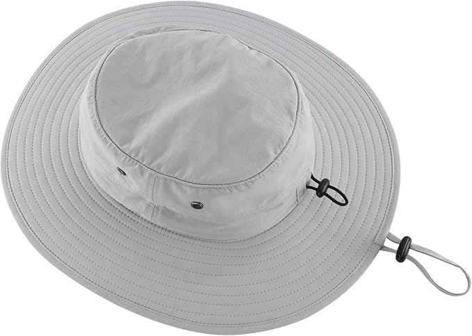 Home Prefer UPF50+ Mens Sun Hat Wide Brim Fishing Hat Sun Protection Beach Gardening Bucket Hat for Men Women