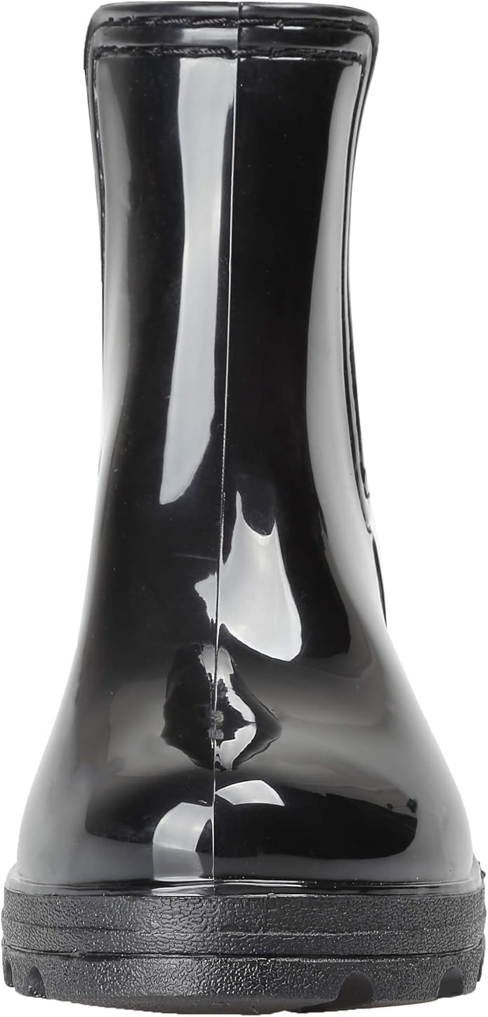 Women's Short Rain Boots Waterproof Slip On Ankle Chelsea Booties