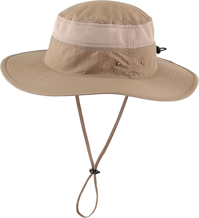 Home Prefer UPF 50+ Men's Sun Hat Wide Brim Bucket Hat UV Protection Hat for Mens Womens Beach Safari Gardening Golf Fishing