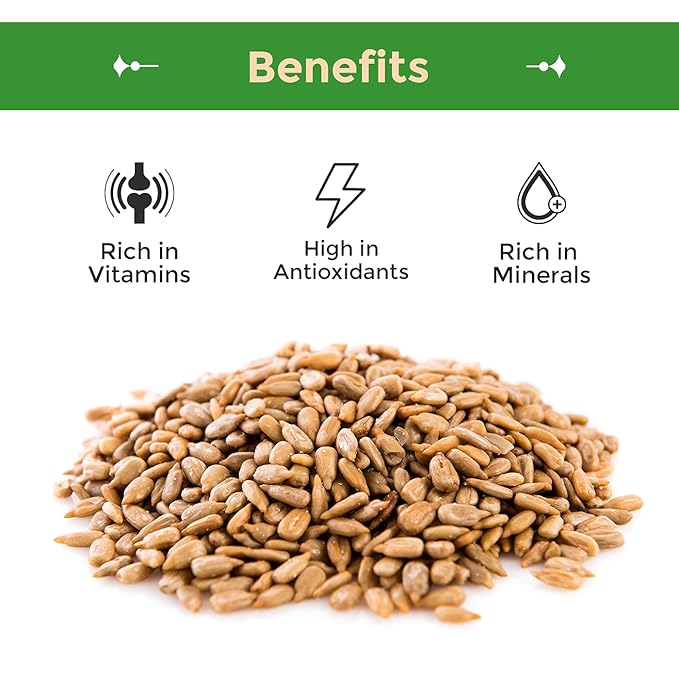 Sincerely Nuts Sunflower Seeds Roasted and Salted, Hulled | No Shell, Gluten-Free Snack, Vegan, and Kosher Certified, 1(LB) Bag