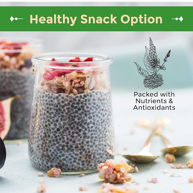 Sincerely Nuts Black Chia Seeds - Natural Superfood | Raw, Gluten-Free, Vegan & Kosher | Healthy Food Perfect for Oatmeal, Shakes, Smoothies | Source of Protein Omega 3, Fiber. 3 (LB) Bag